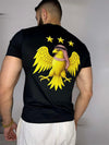 T-shirts med syrisk visuell identitet och tribaltema